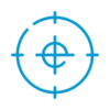 Focused icon blue Focused icon blue